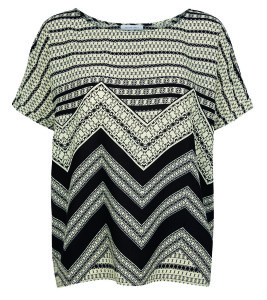 ed black chevron top - ú68.00 - by second female - available at ed