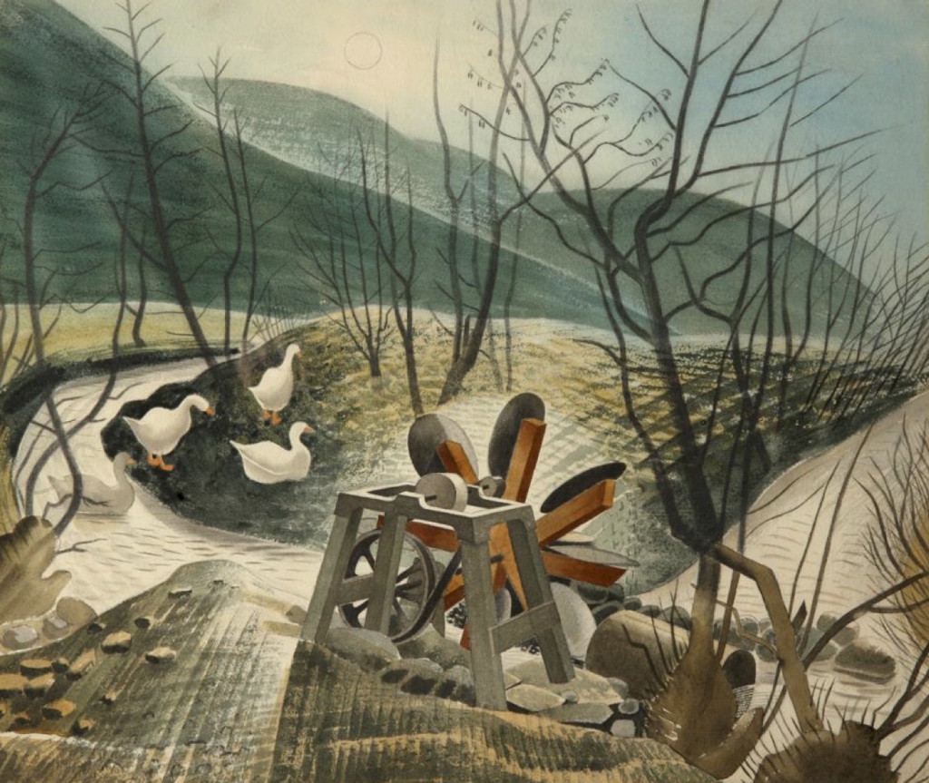Waterwheel image courtesy of the Brecknock Museum and Art Gallery, Brecknock