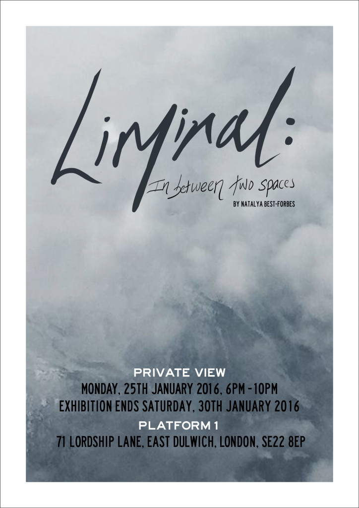 Liminal In between two spaces