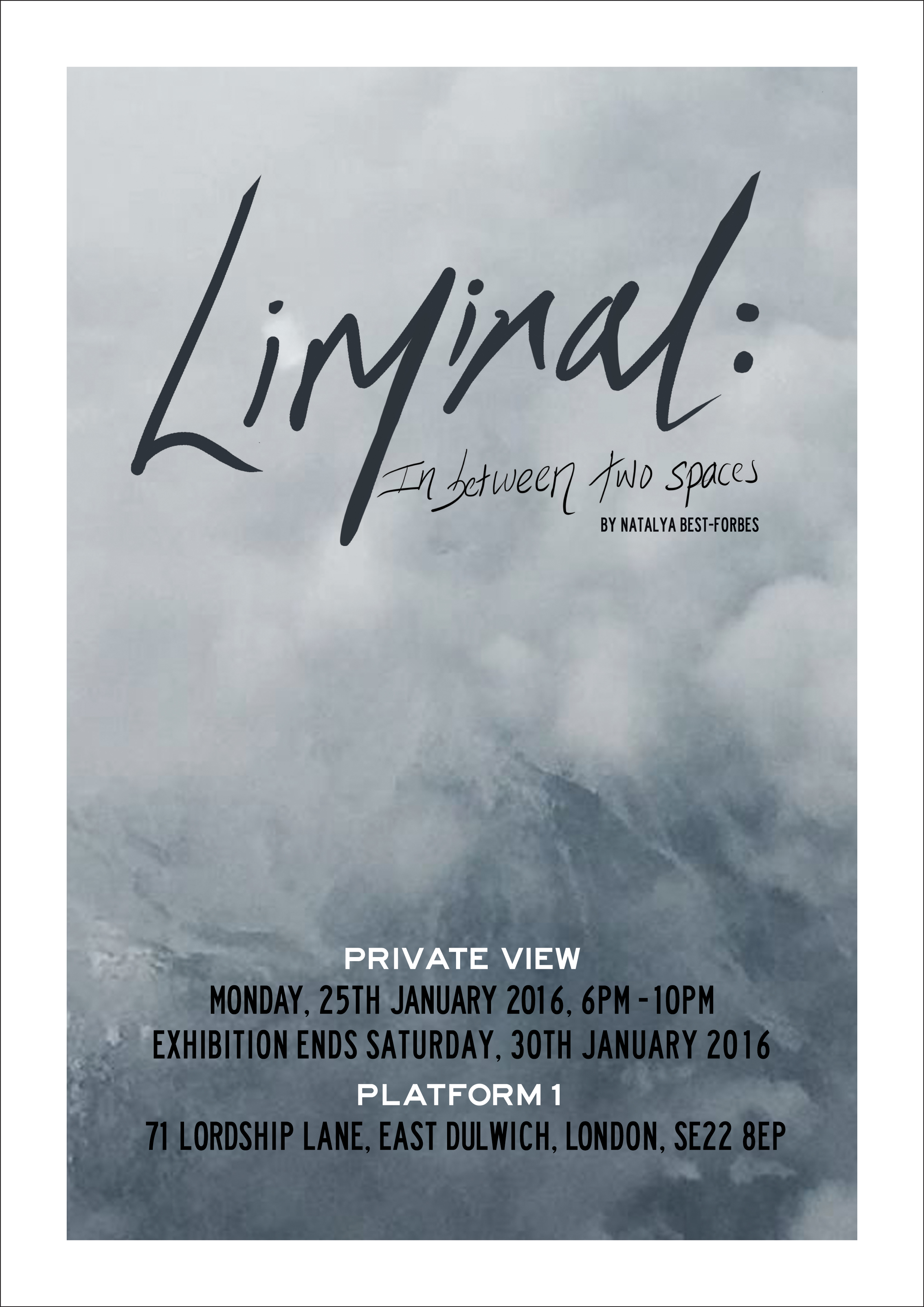 Liminal: In Between Two Spaces