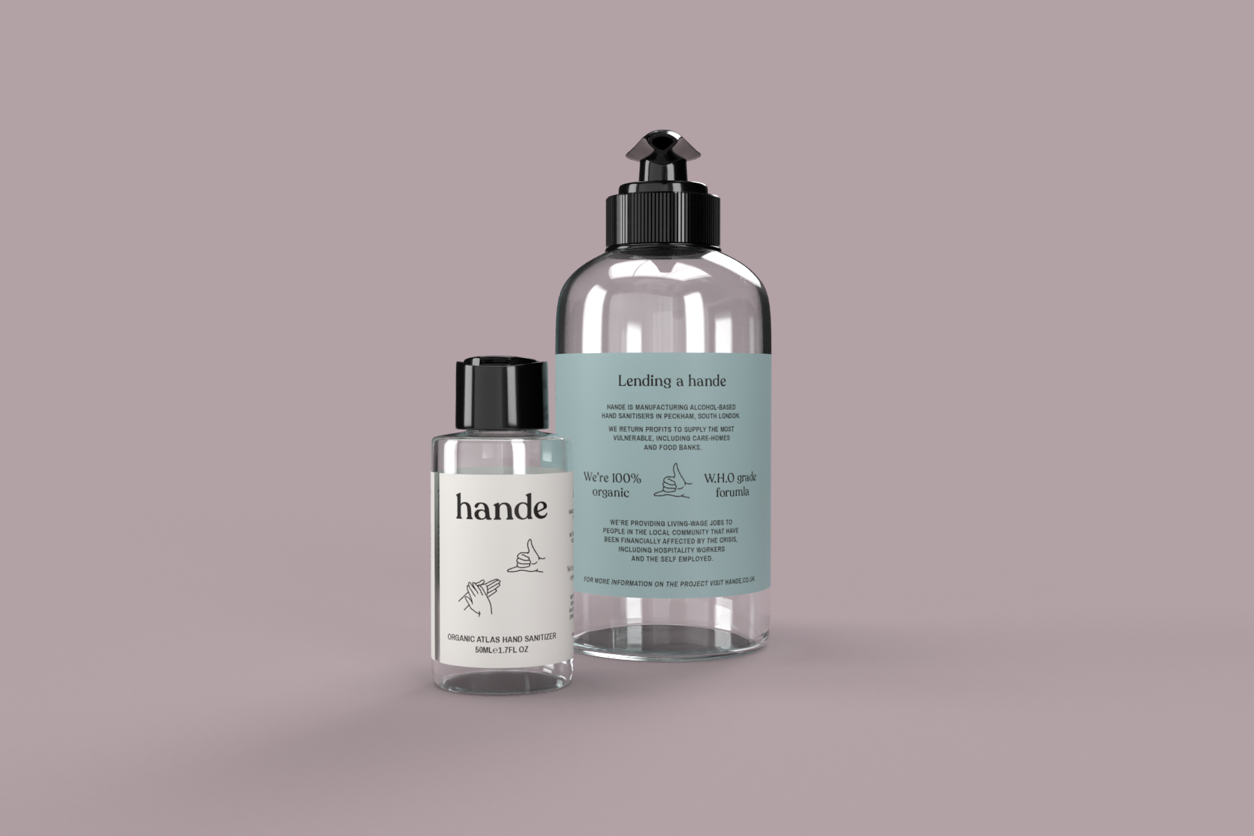 Hande, a new Peckham-based Organic Hand Sanitiser