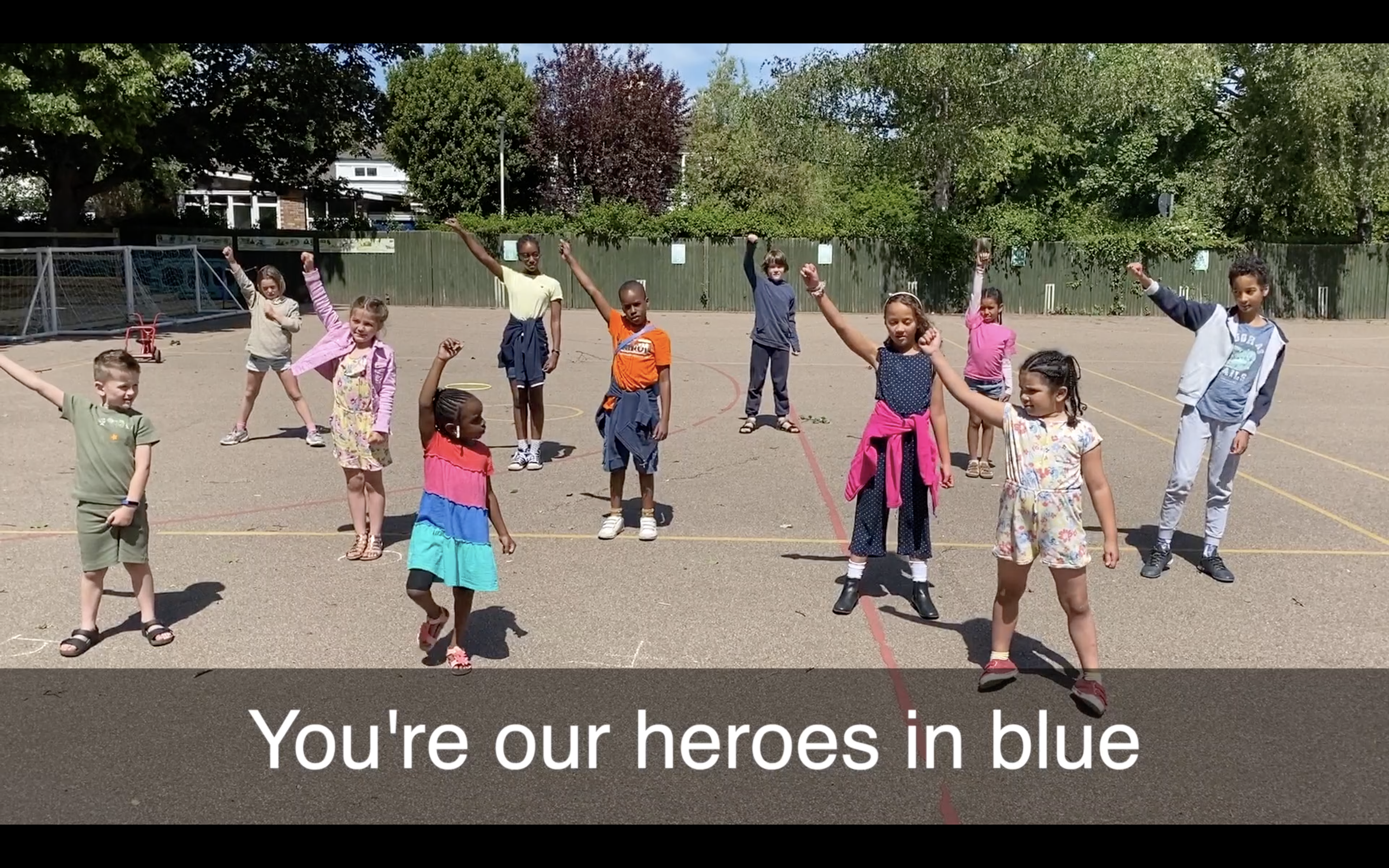 Oakfield Prep School release video in tribute to the NHS’s ‘Heroes in Blue’