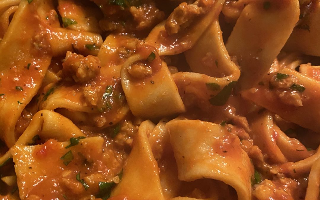Sausage & Fennel Ragu from our Guest Chef