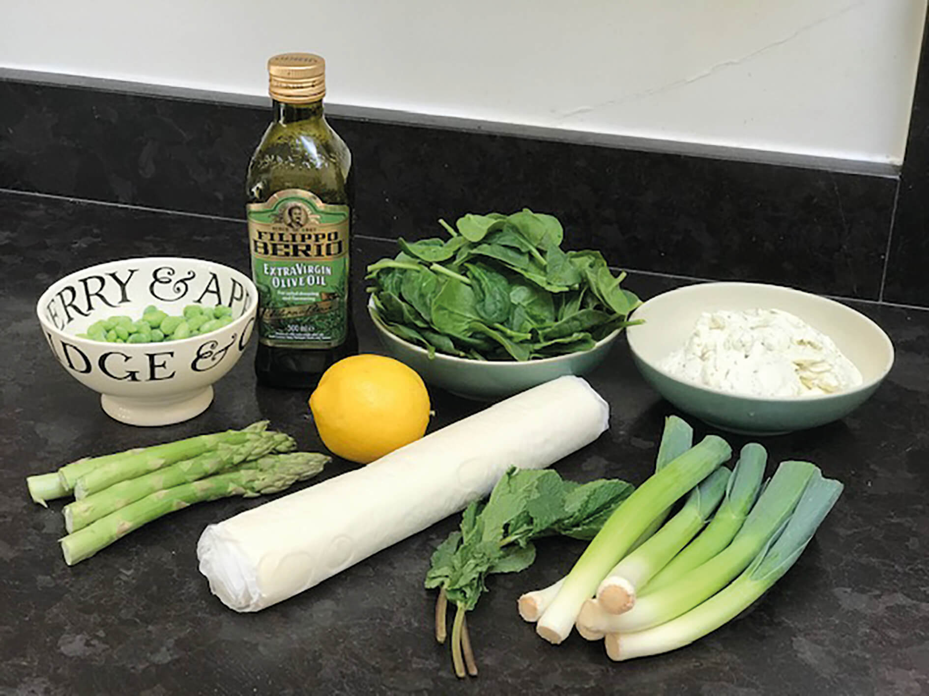 Broad Bean, Pea, Baby Leeks & Asparagus Tartlets Around Dulwich