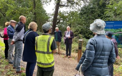 The Dulwich Society unveils its new solar-powered audio post 