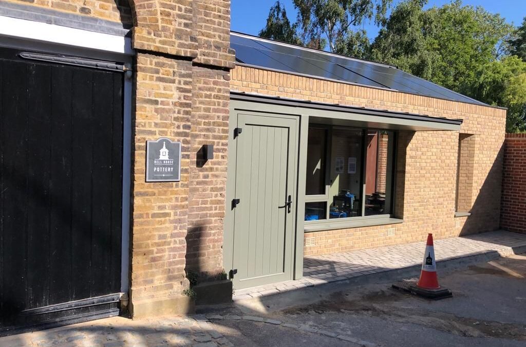 THE NEW POTTERY STUDIO AT BELL HOUSE IS READY TO OPEN 